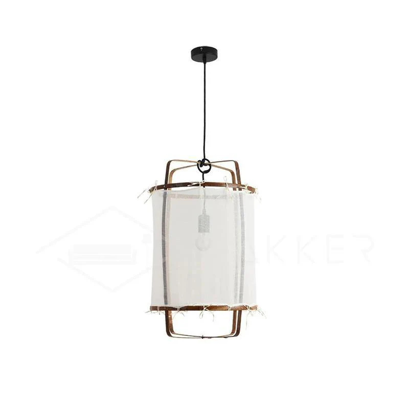 Lustra Pendant Lamp Bamboo Shade for Living Room - Image 38