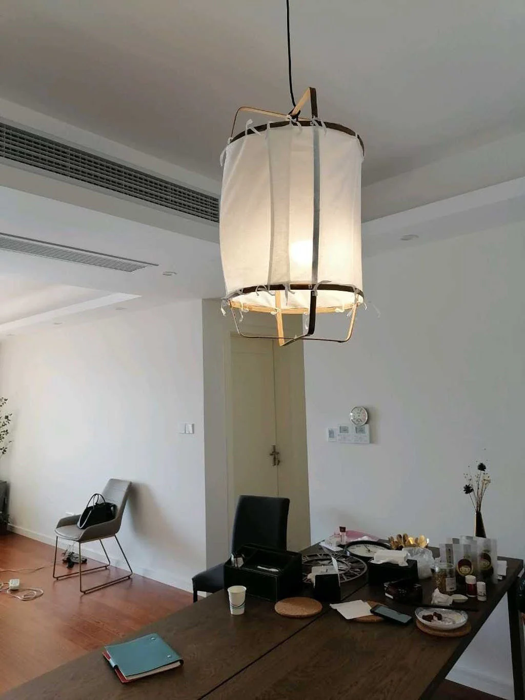 Lustra Pendant Lamp Bamboo Shade for Living Room - Image 44