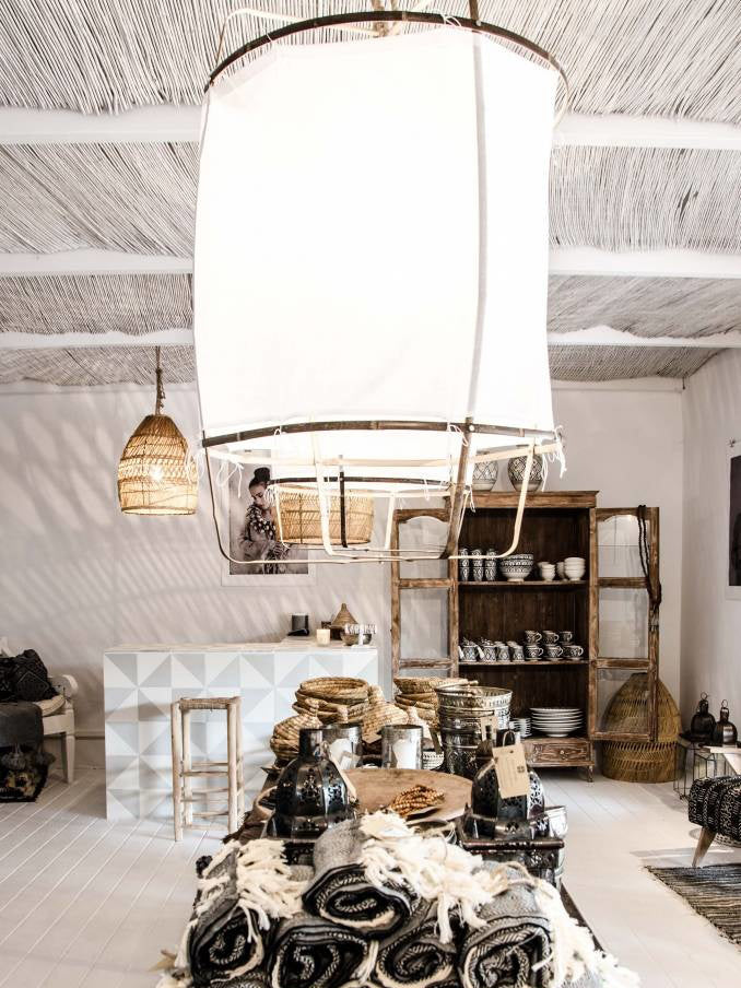 Lustra Pendant Lamp Bamboo Shade for Living Room - Image 45