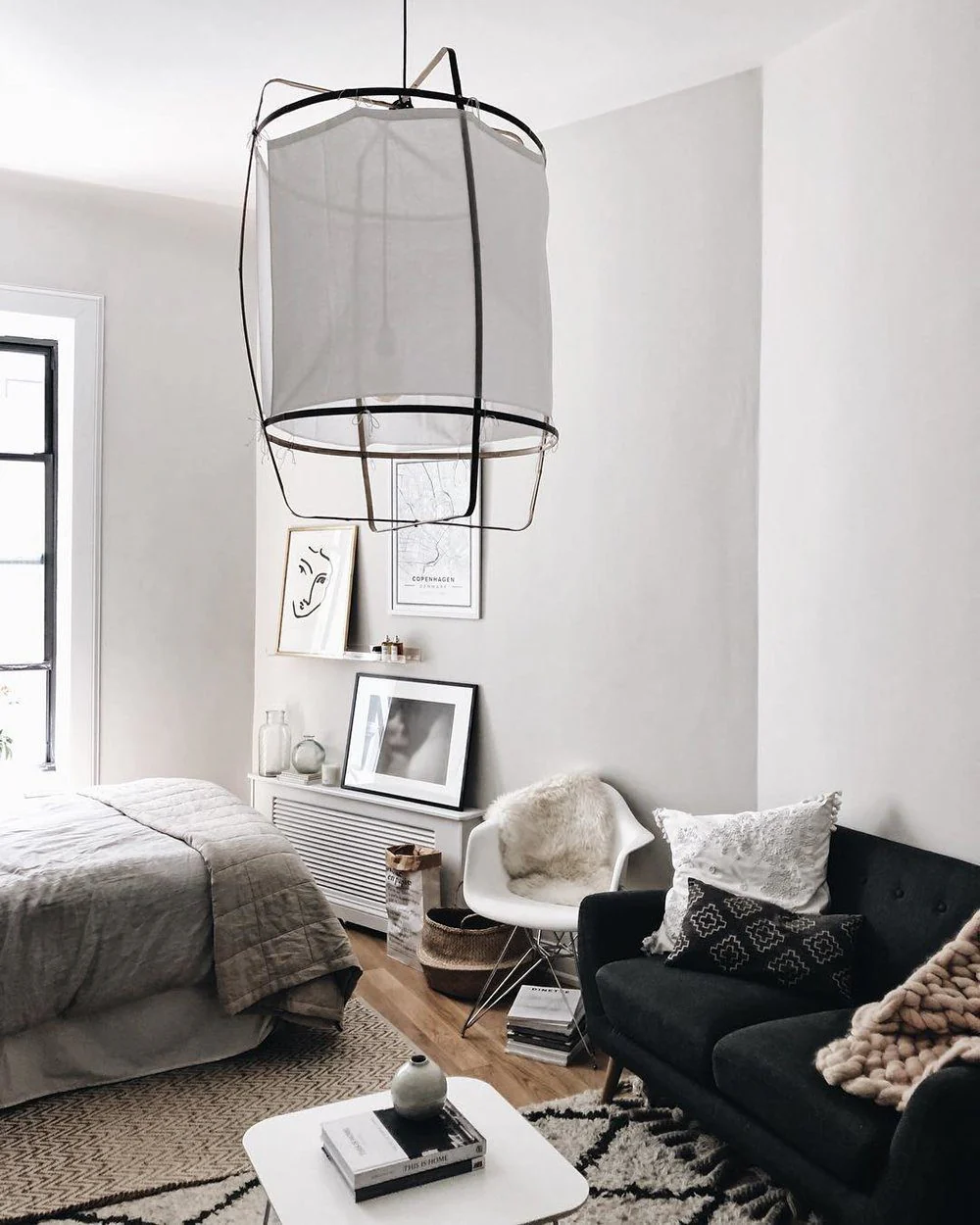 Lustra Pendant Lamp Bamboo Shade for Living Room - Image 59