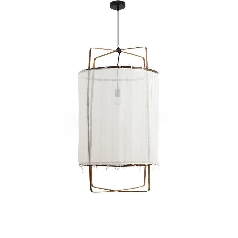 Lustra Pendant Lamp Bamboo Shade for Living Room - Image 66