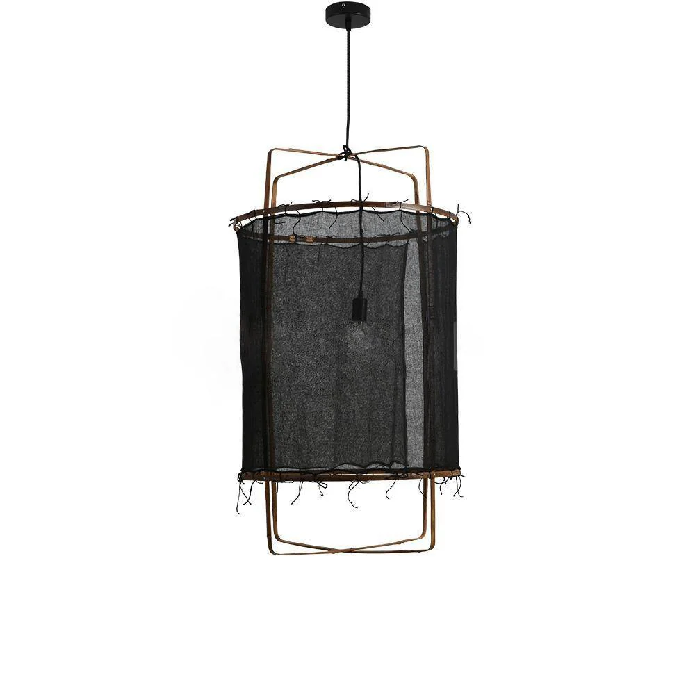 Lustra Pendant Lamp Bamboo Shade for Living Room - Image 68