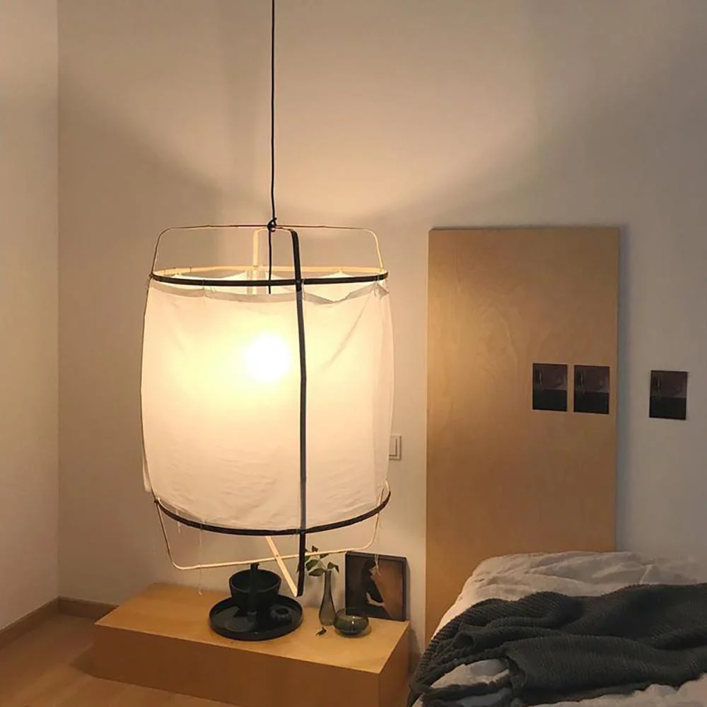 Lustra Pendant Lamp Bamboo Shade for Living Room - Image 7