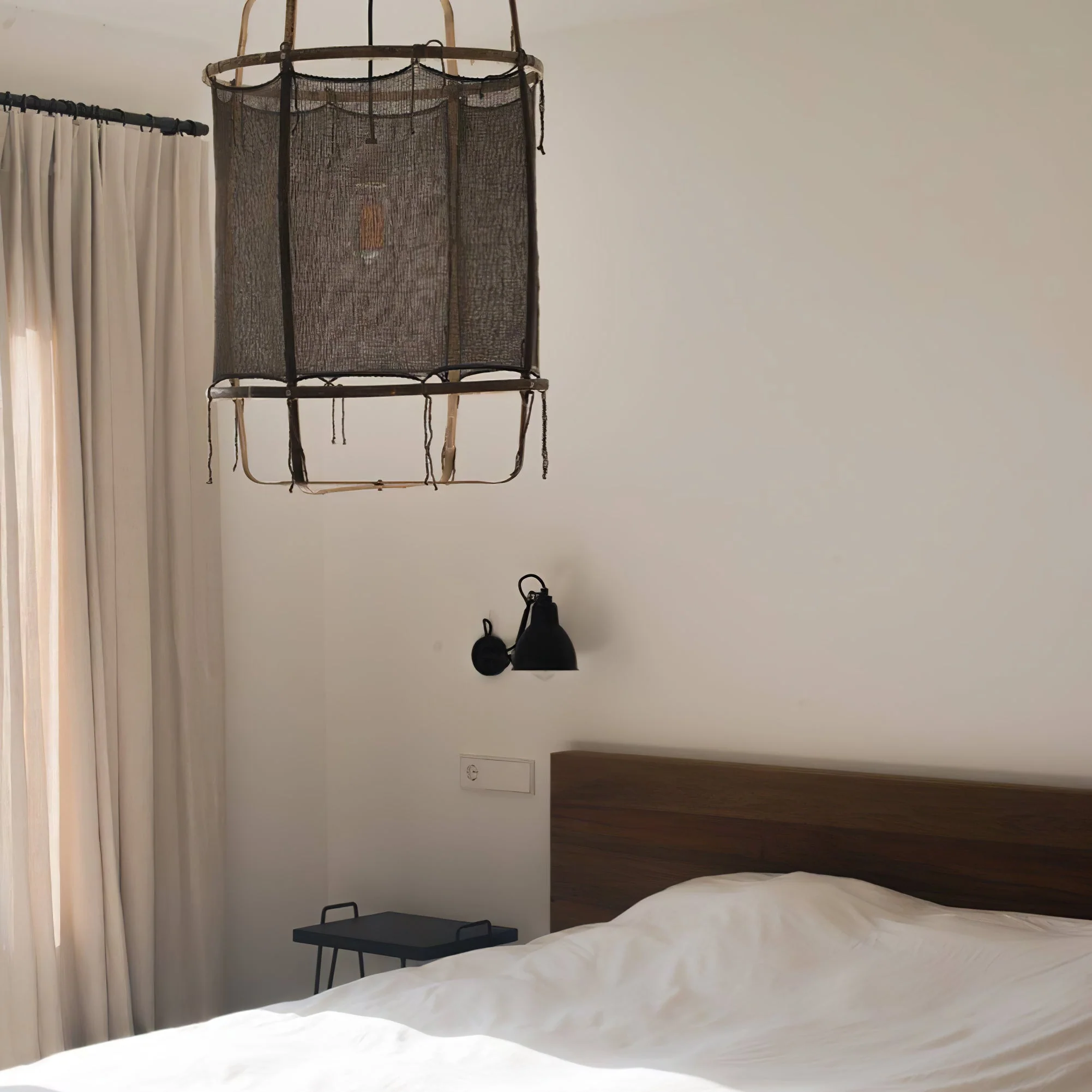 Lustra Pendant Lamp Bamboo Shade for Living Room - Image 80