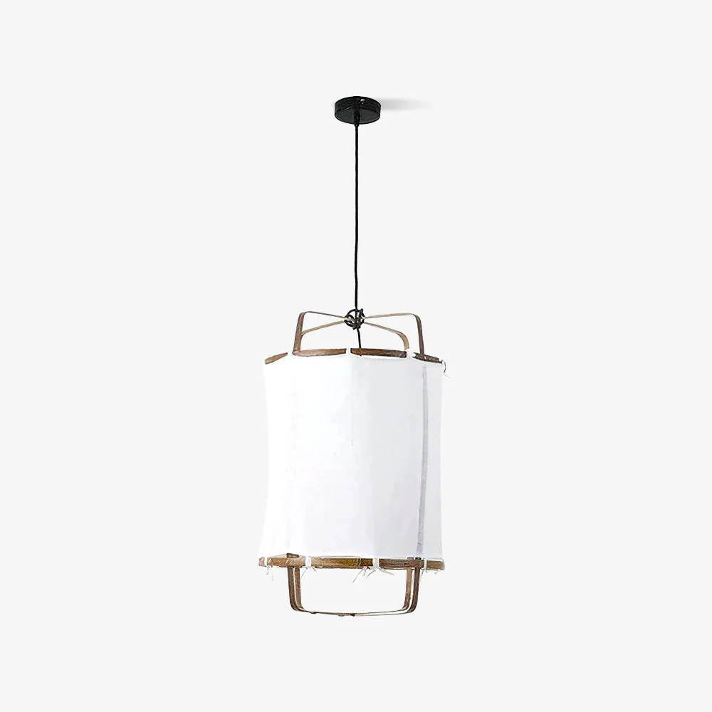 Lustra Pendant Lamp Bamboo Shade for Living Room - Image 9
