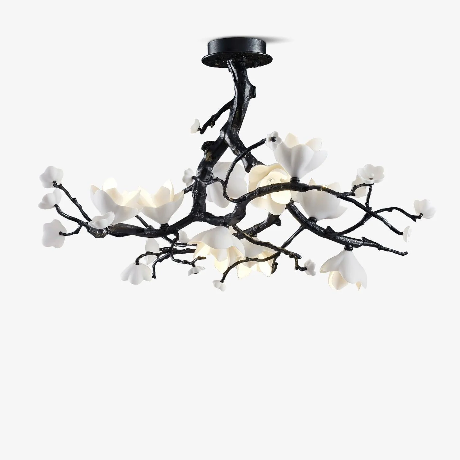 Lustra Pendant Lamp Black Copper Tree Wild Fruits - Image 14