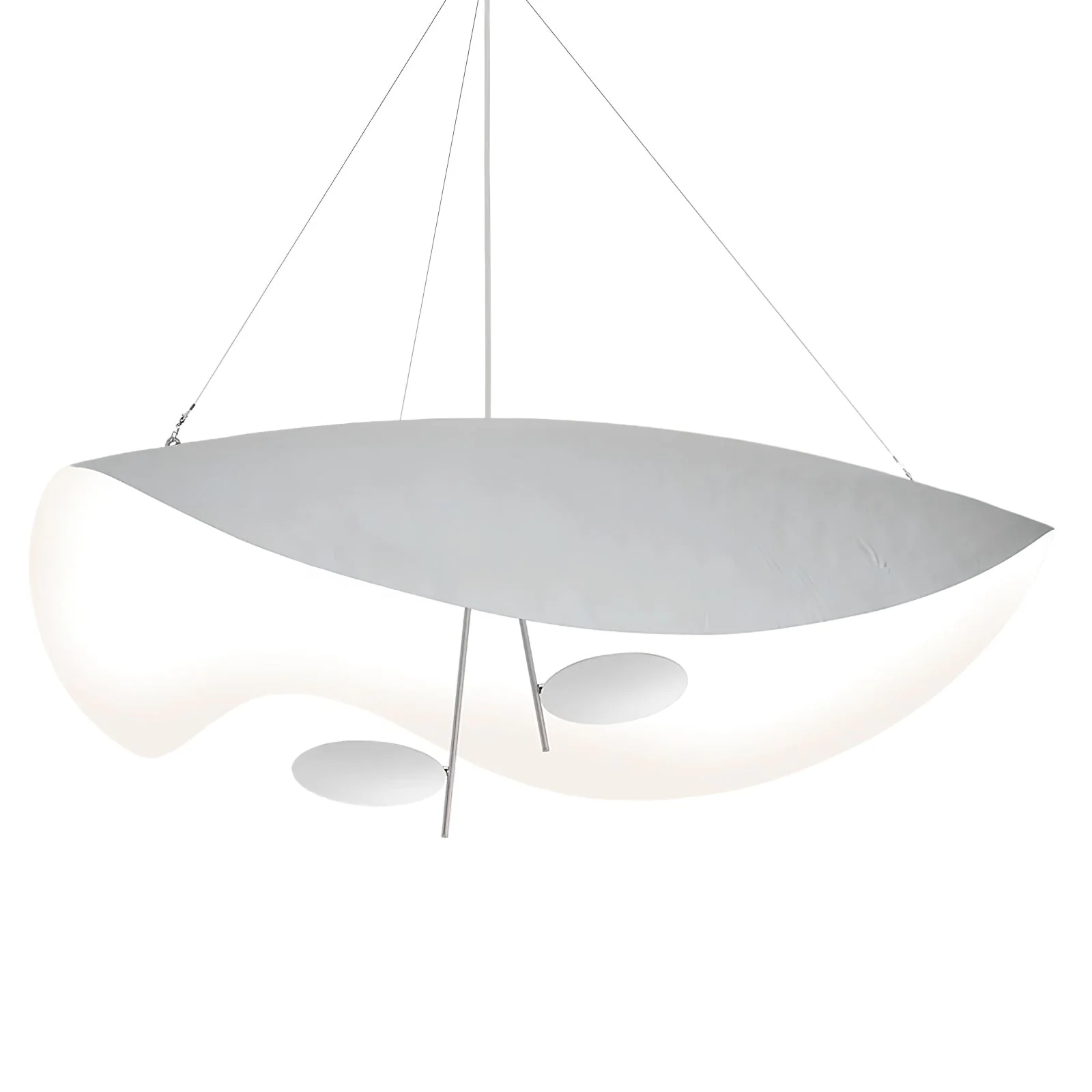 Lustra Pendant Lamp Black Gold Curved Shade - Image 77