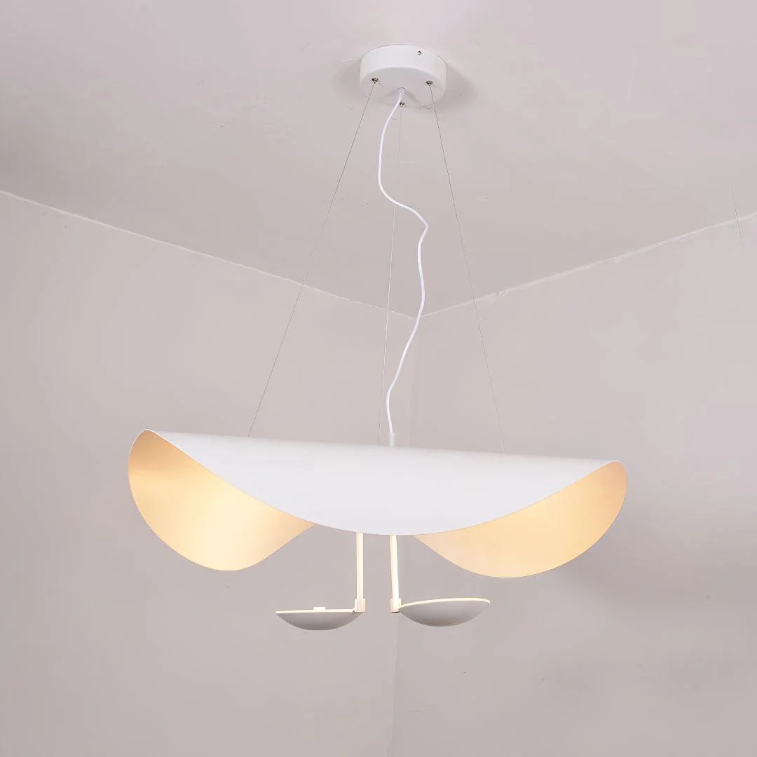 Lustra Pendant Lamp Black Gold Curved Shade - Image 95