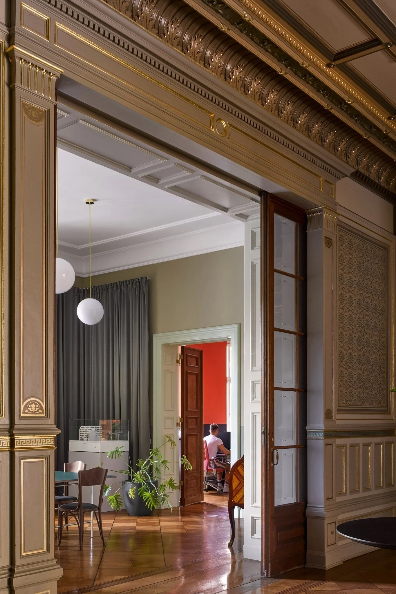 Lustra Pendant Lamp Brass Architectural Collection - Image 27