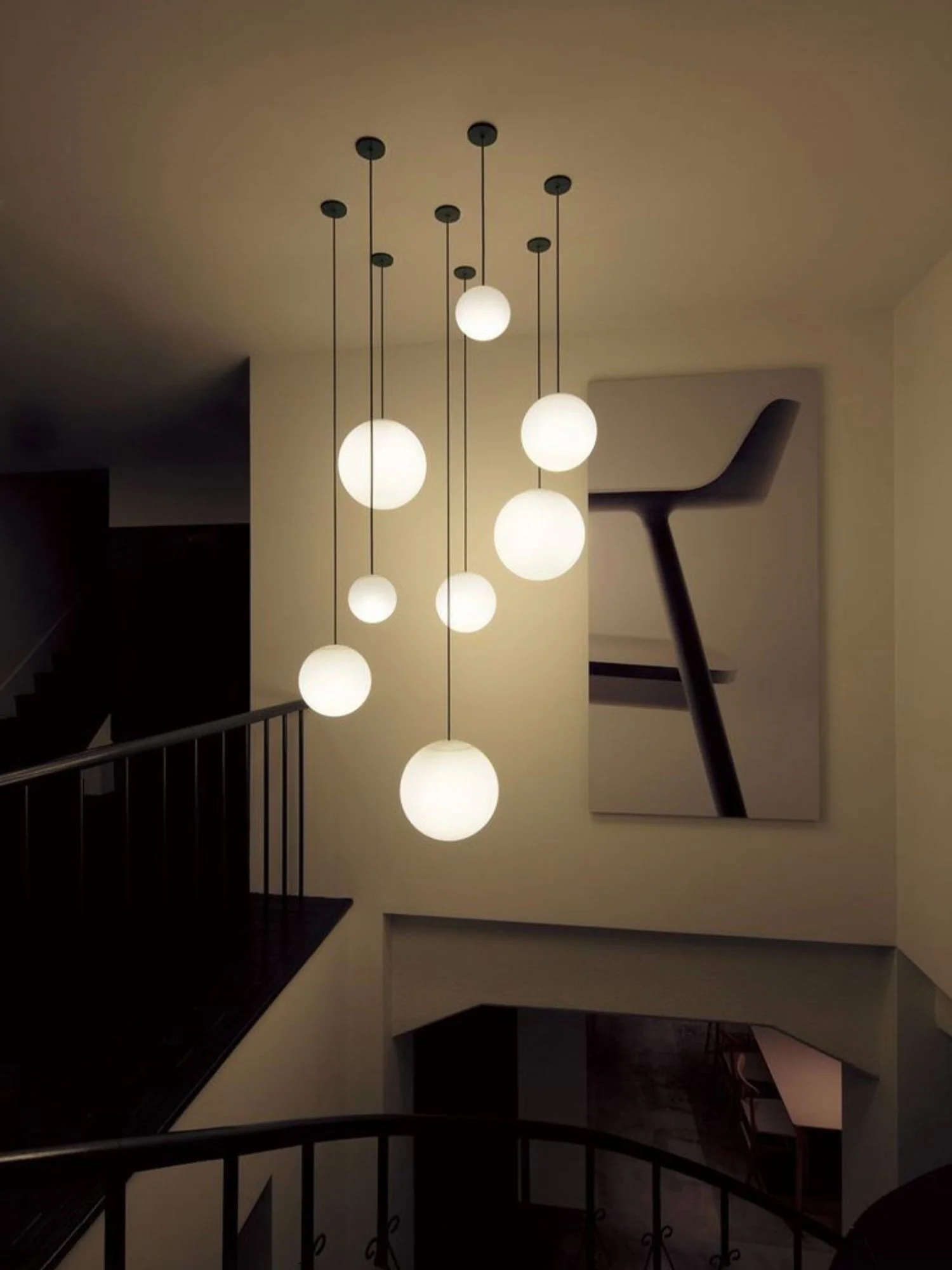 Lustra Pendant Lamp Brass Architectural Collection - Image 40