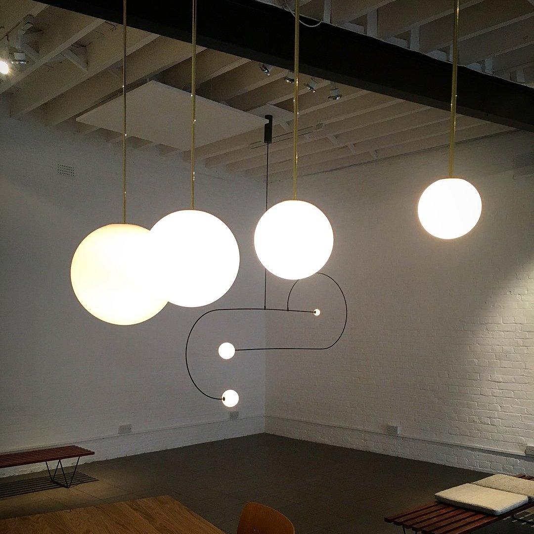 Lustra Pendant Lamp Brass Architectural Collection - Image 45
