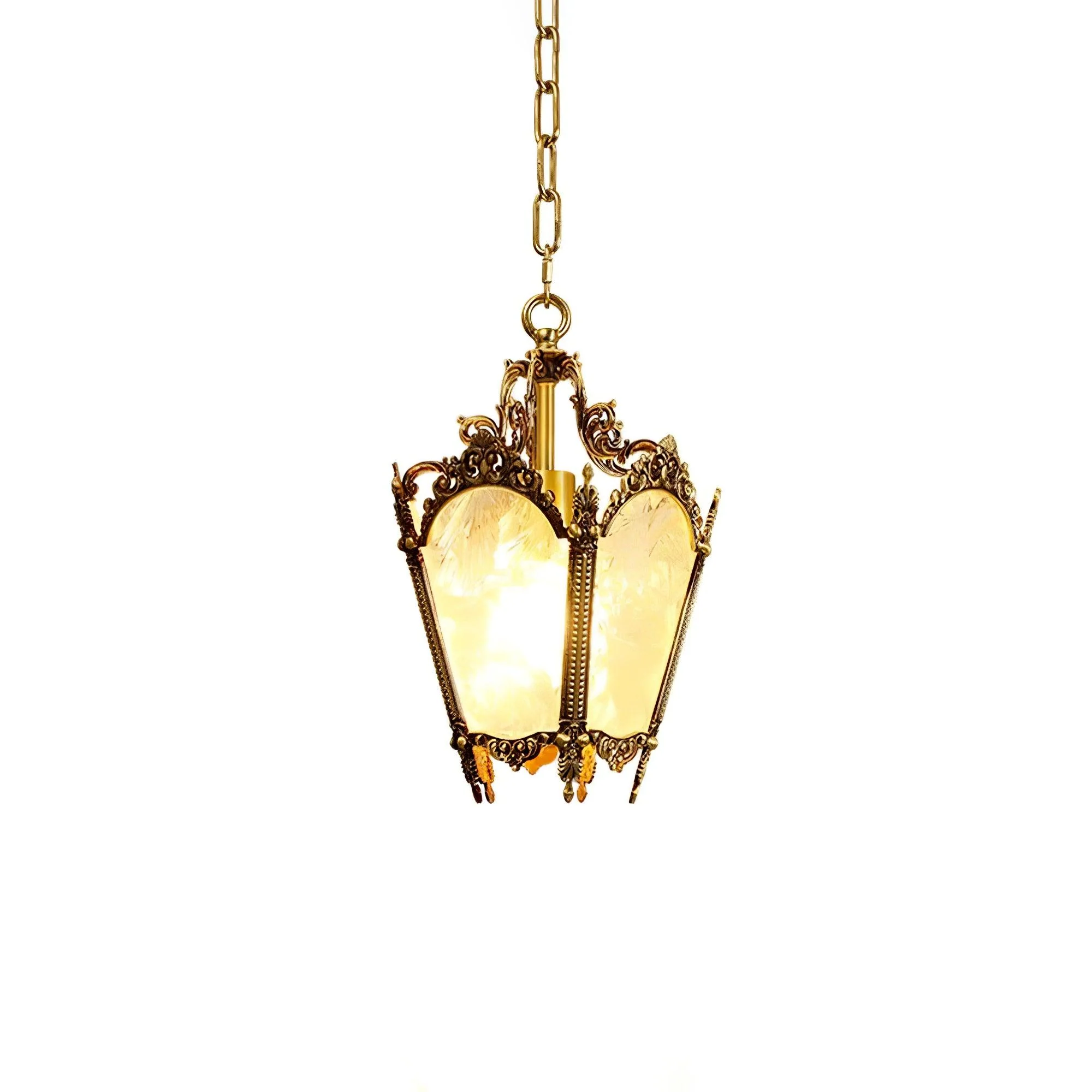 Lustra Pendant Lamp Brass Empire Antique Elegant - Image 13