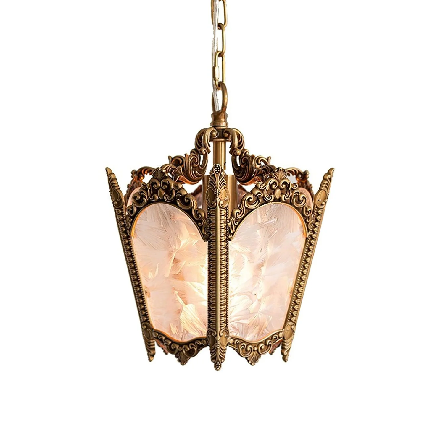 Lustra Pendant Lamp Brass Empire Antique Elegant - Image 15