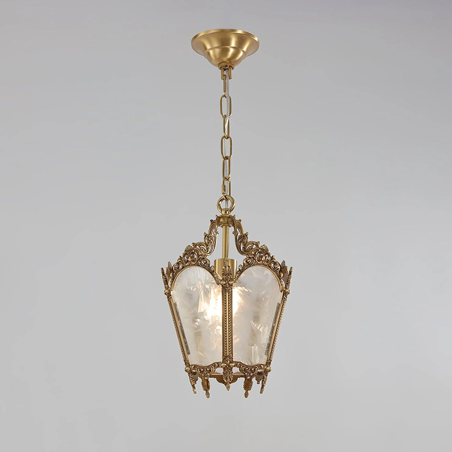 Lustra Pendant Lamp Brass Empire Antique Elegant - Image 17