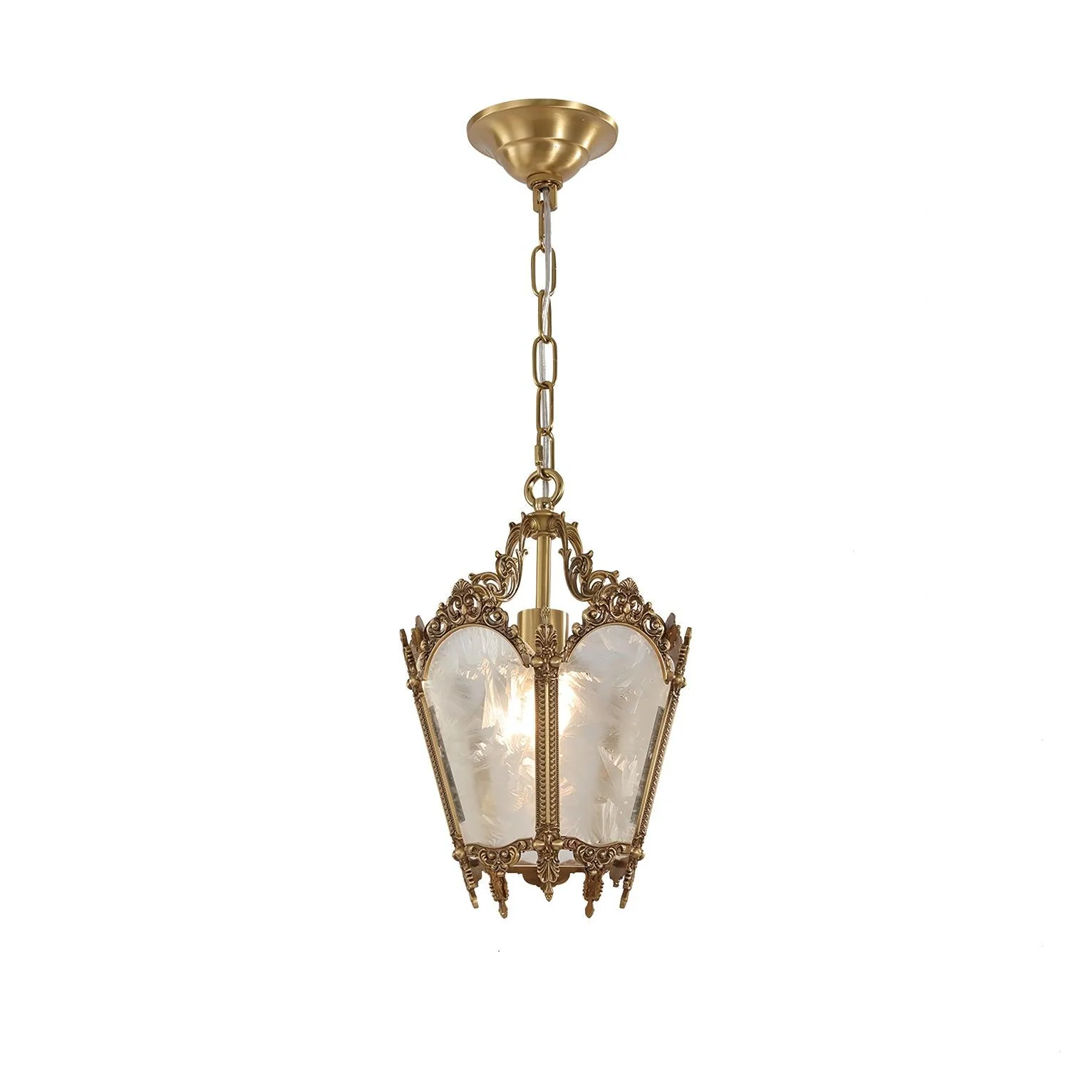 Lustra Pendant Lamp Brass Empire Antique Elegant - Image 26