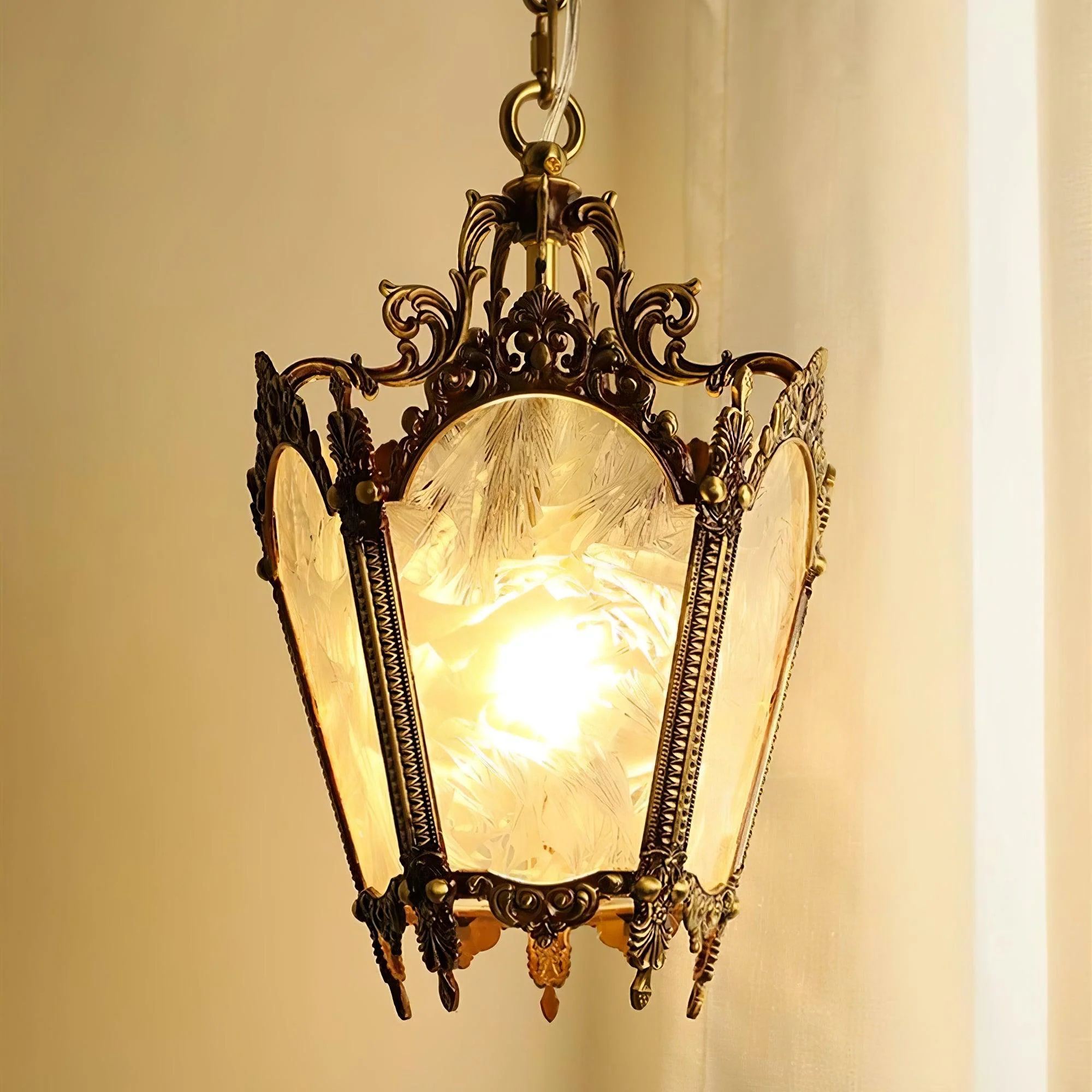 Lustra Pendant Lamp Brass Empire Antique Elegant - Image 41