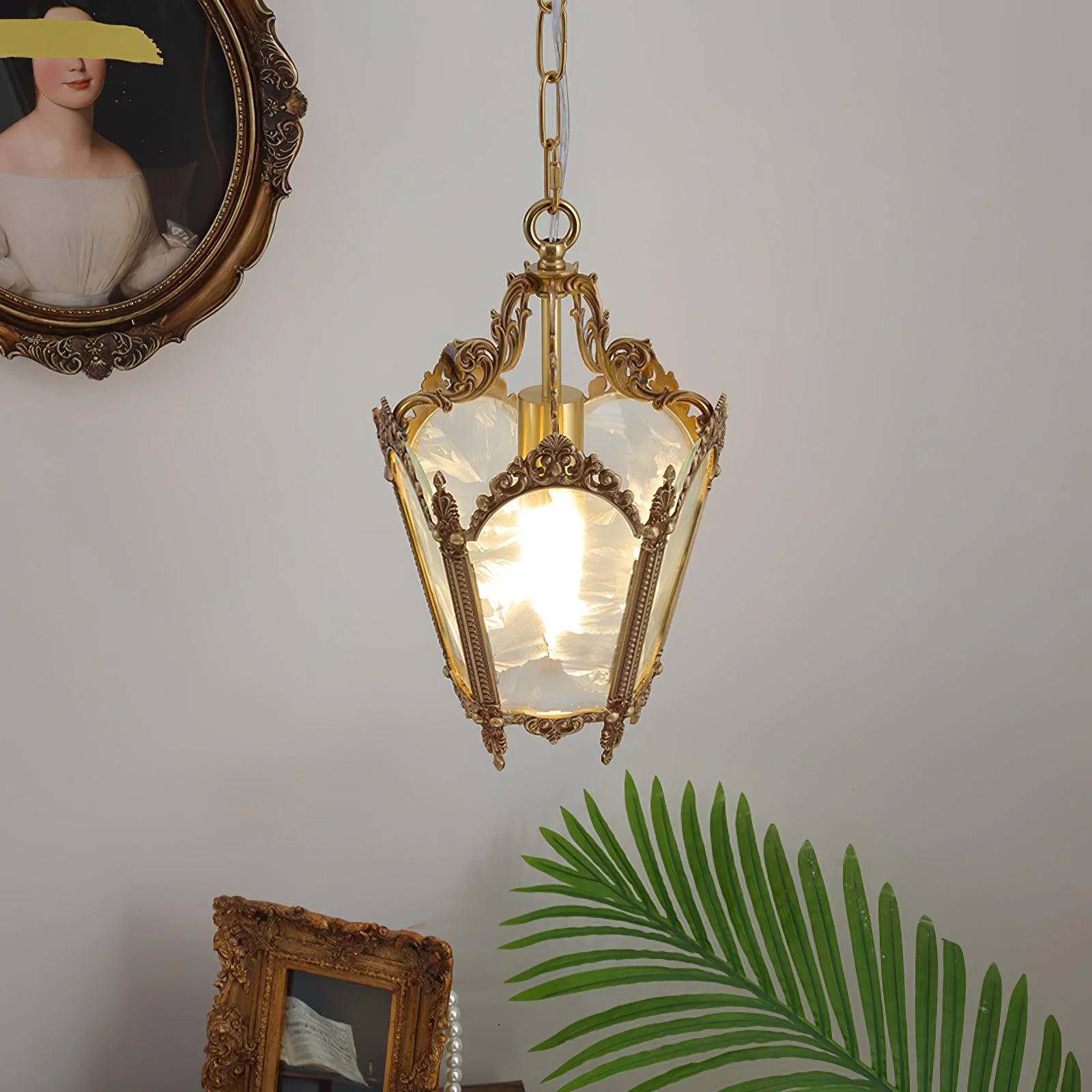 Lustra Pendant Lamp Brass Empire Antique Elegant - Image 48