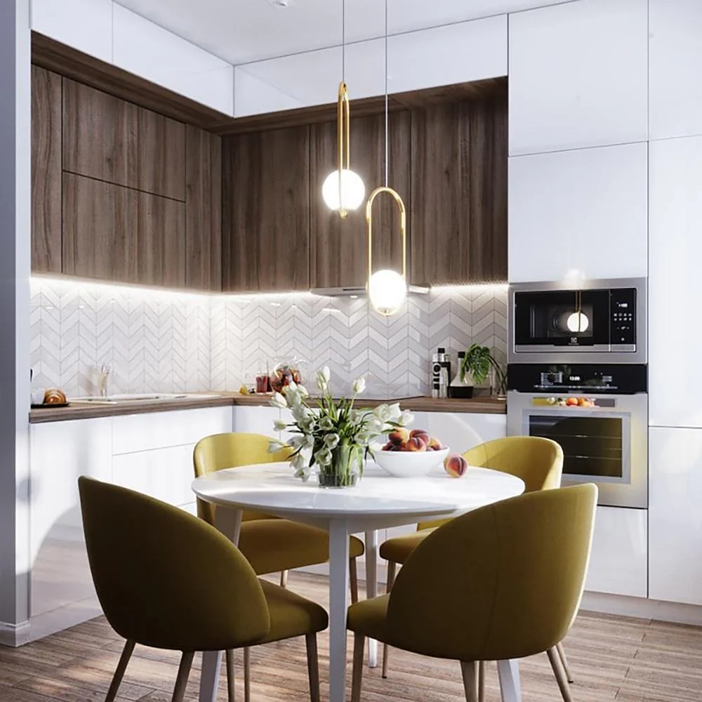 Lustra Pendant Lamp Brass Modern Ring - Image 23