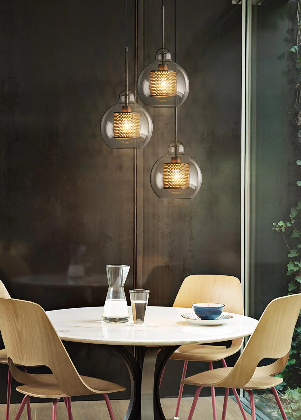 Lustra Pendant Lamp Chiswick Glass for Living Room - Image 131