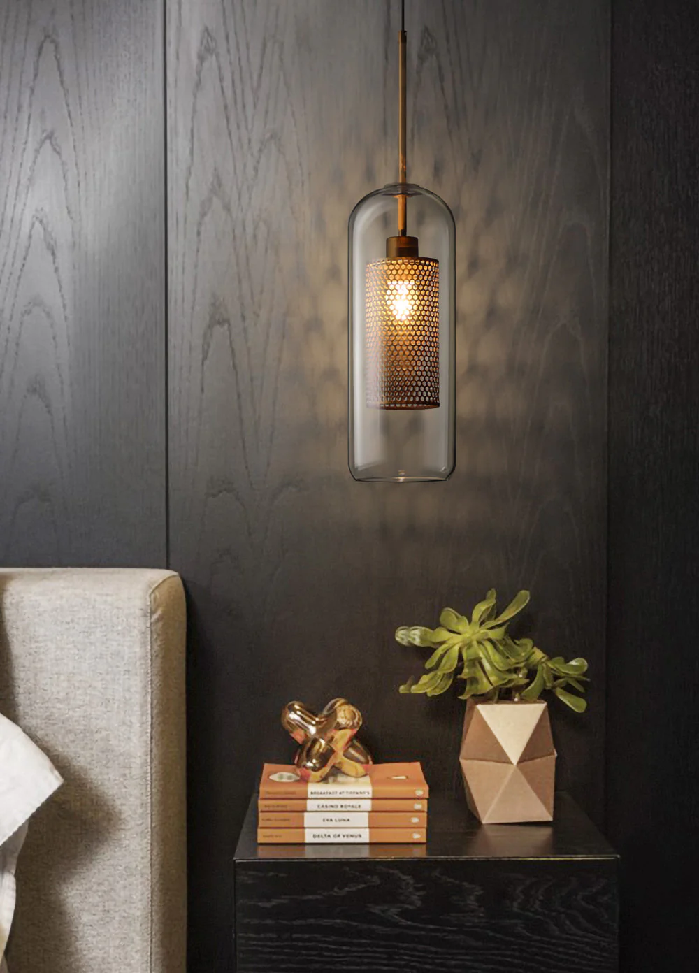 Lustra Pendant Lamp Chiswick Glass for Living Room - Image 2