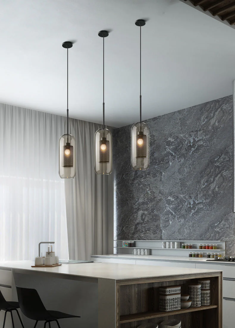 Lustra Pendant Lamp Chiswick Glass for Living Room - Image 58