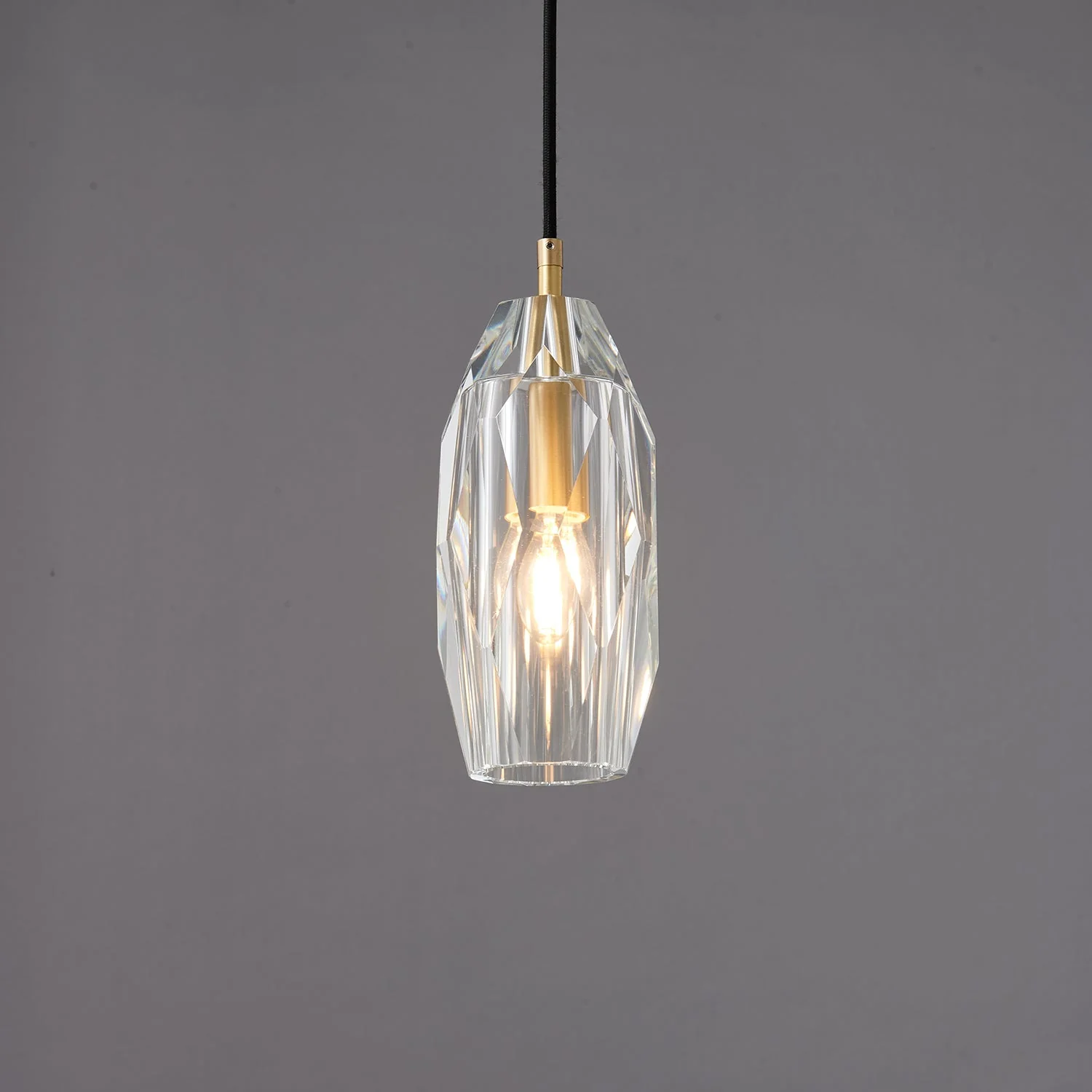 Lustra Pendant Lamp Clear Shade Crystal - Image 63