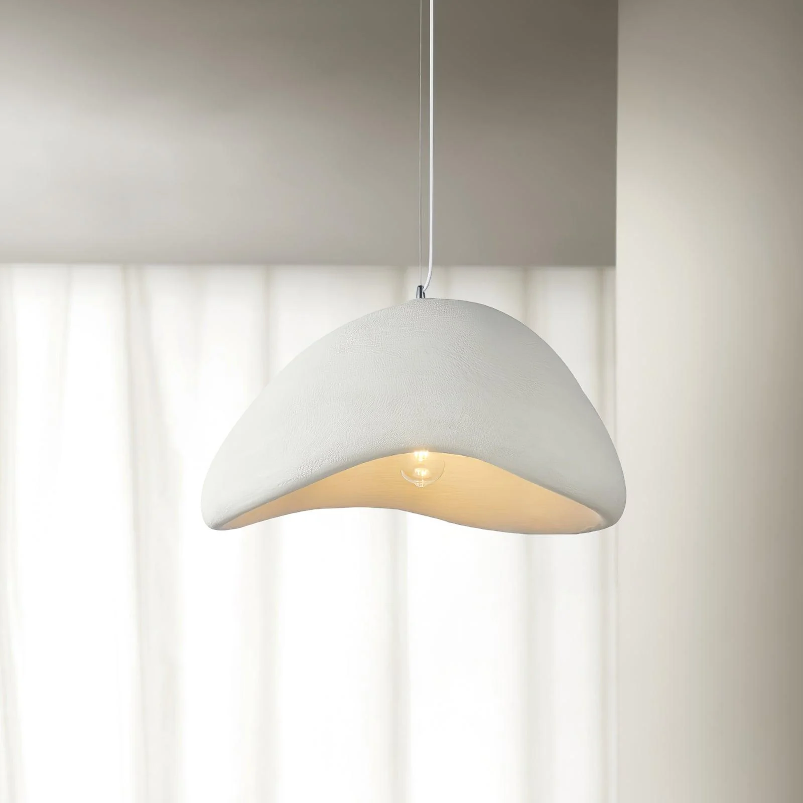 Lustra Pendant Lamp Cloud White Minimalist - Image 12