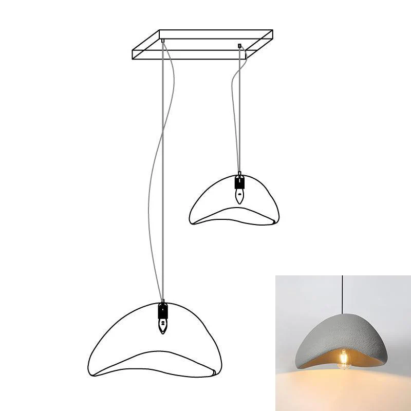 Lustra Pendant Lamp Cloud White Minimalist - Image 14