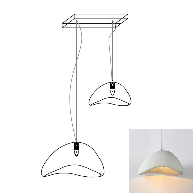 Lustra Pendant Lamp Cloud White Minimalist - Image 15