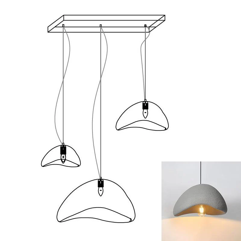 Lustra Pendant Lamp Cloud White Minimalist - Image 17