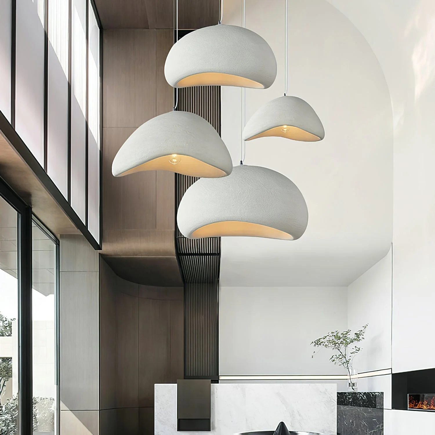 Lustra Pendant Lamp Cloud White Minimalist - Image 23
