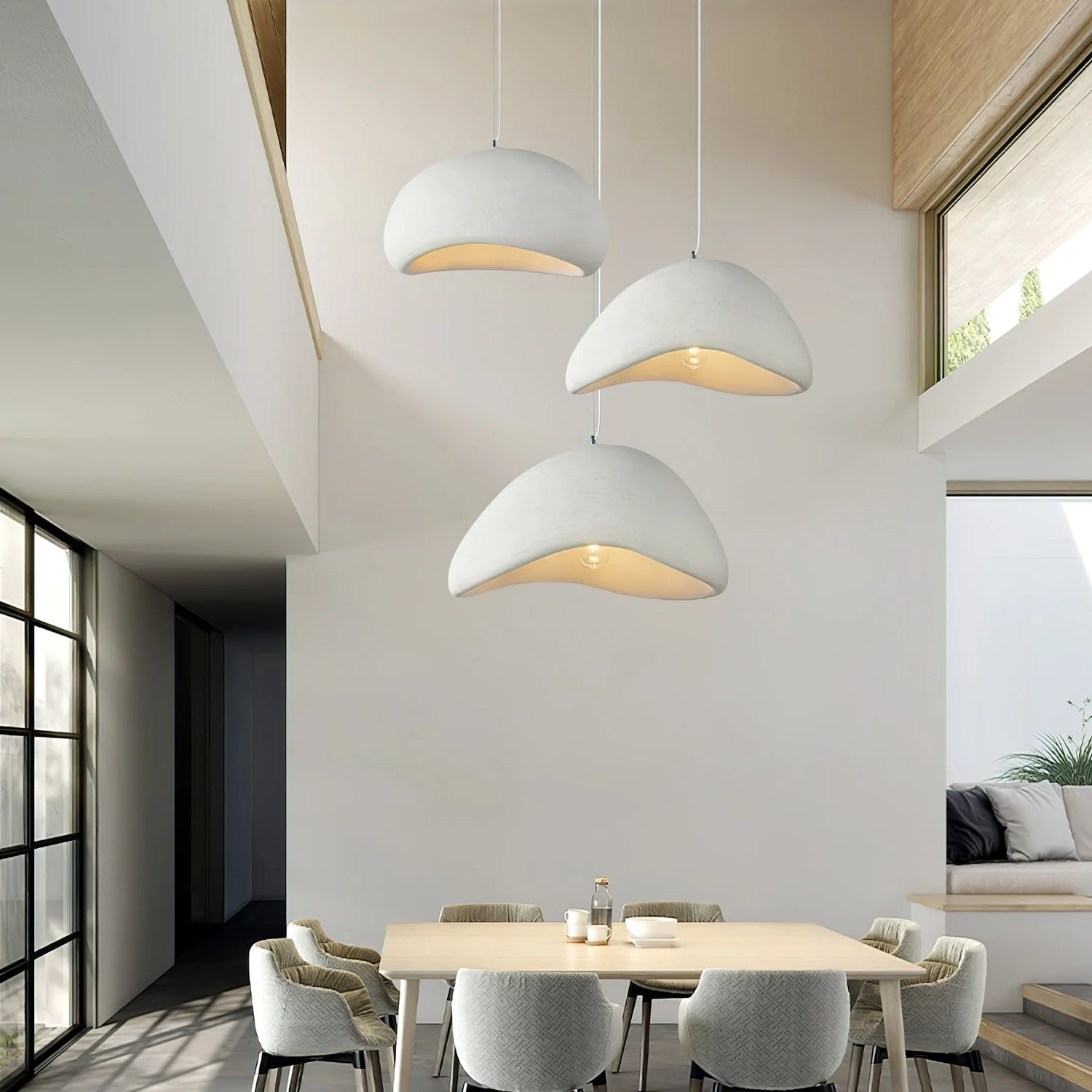 Lustra Pendant Lamp Cloud White Minimalist - Image 34