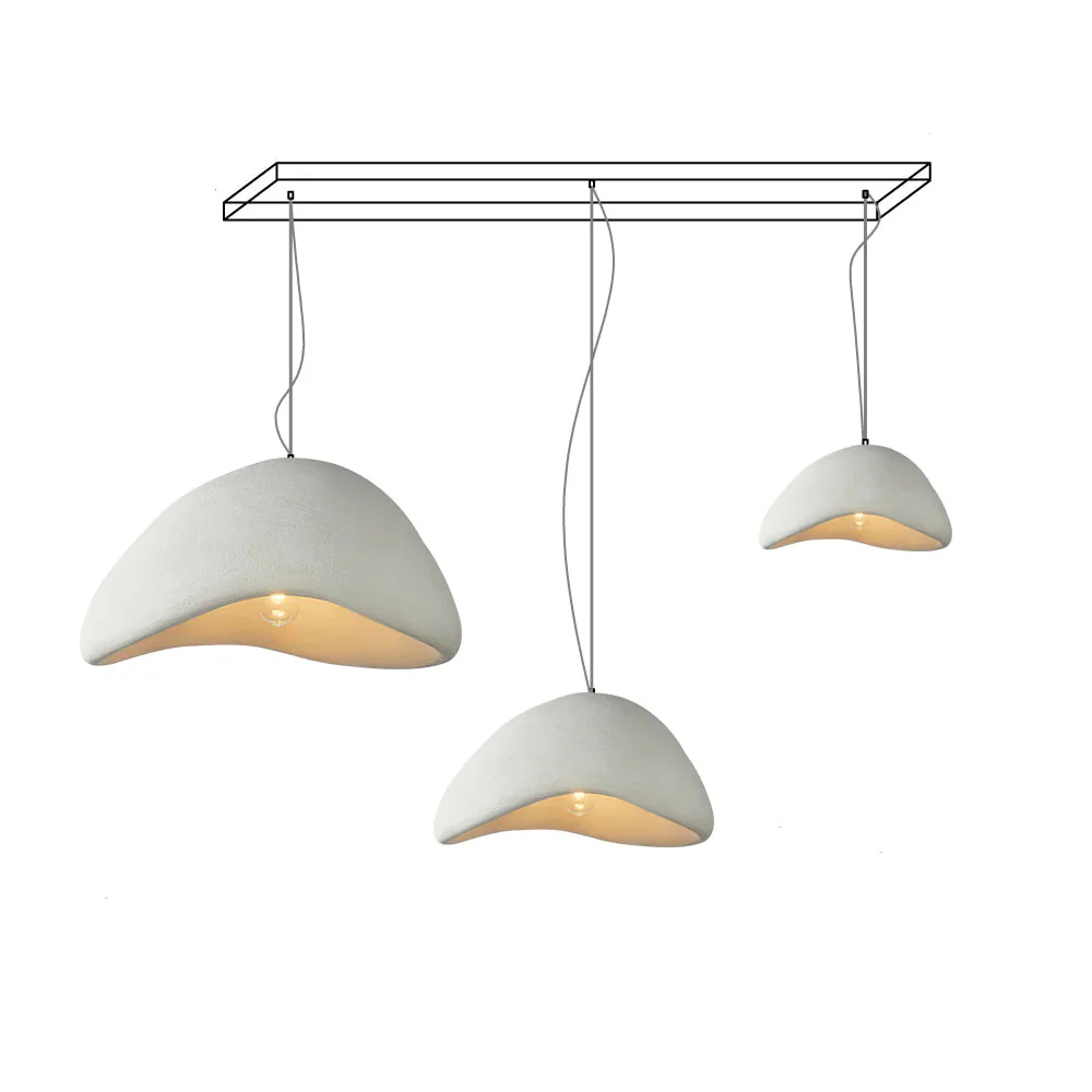 Lustra Pendant Lamp Cloud White Minimalist - Image 38