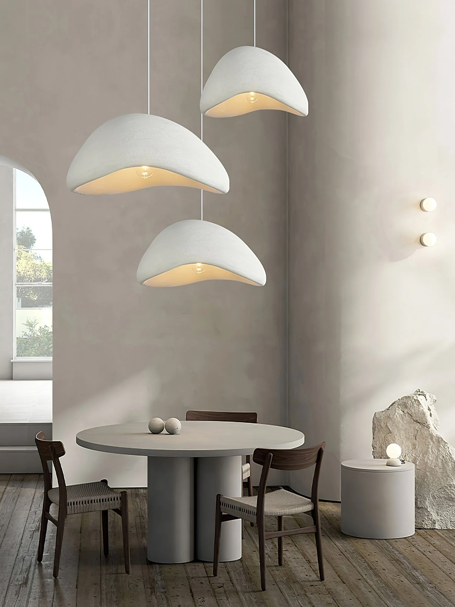 Lustra Pendant Lamp Cloud White Minimalist - Image 40