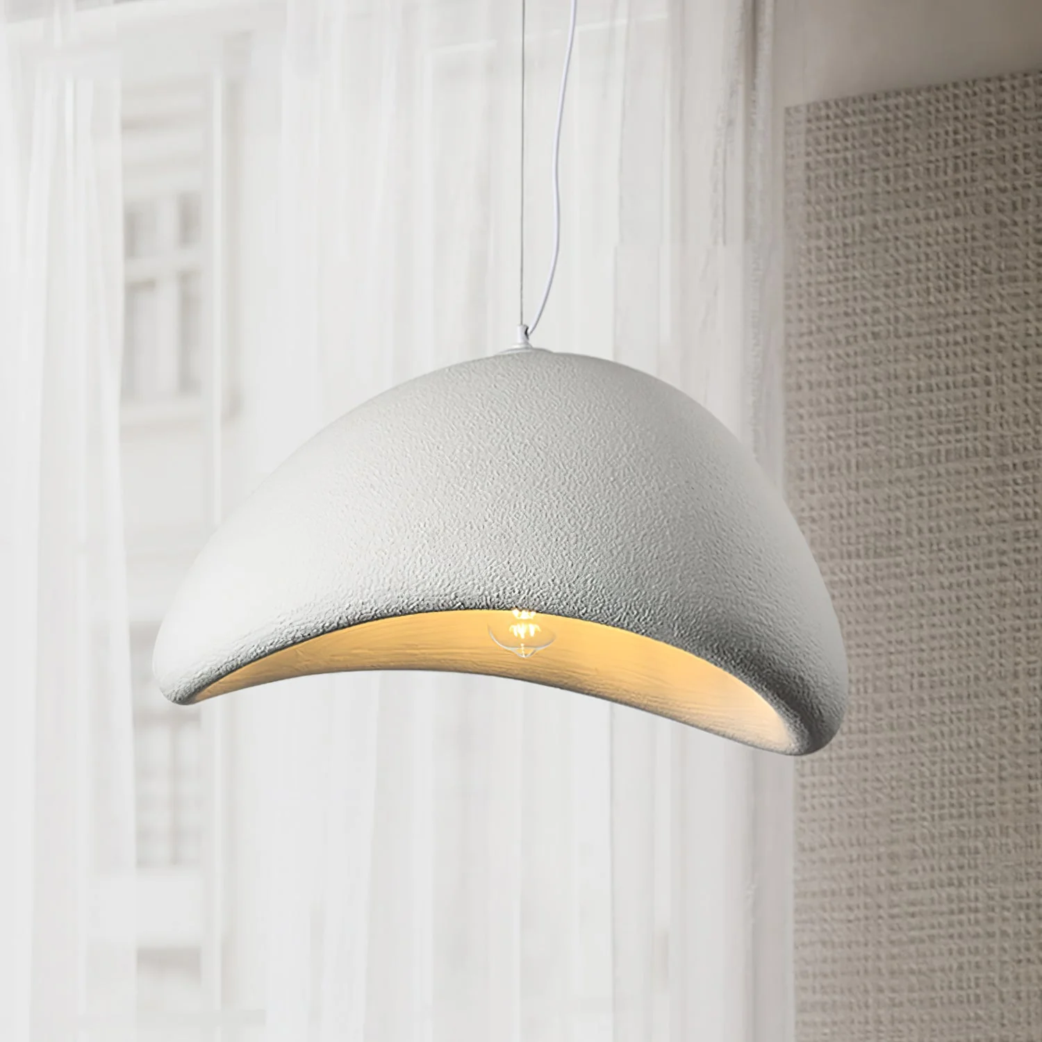 Lustra Pendant Lamp Cloud White Minimalist - Image 47