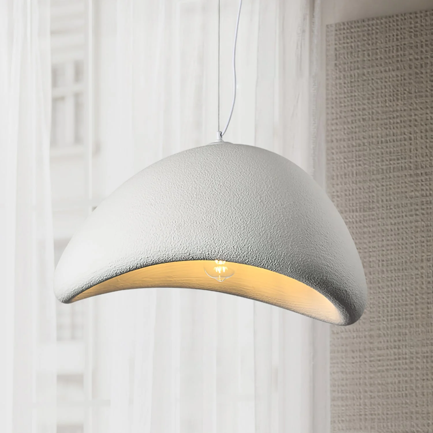 Lustra Pendant Lamp Cloud White Minimalist - Image 49