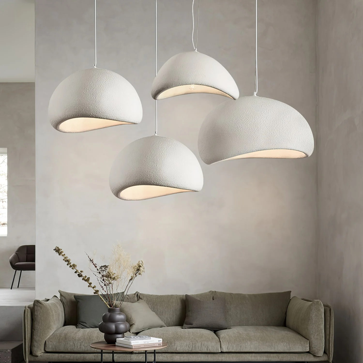 Lustra Pendant Lamp Cloud White Minimalist - Image 58
