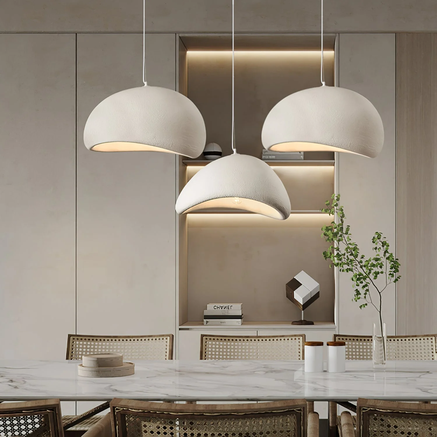Lustra Pendant Lamp Cloud White Minimalist - Image 59