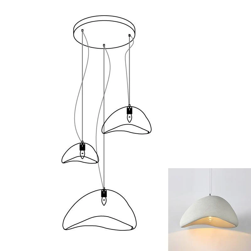 Lustra Pendant Lamp Cloud White Minimalist - Image 8