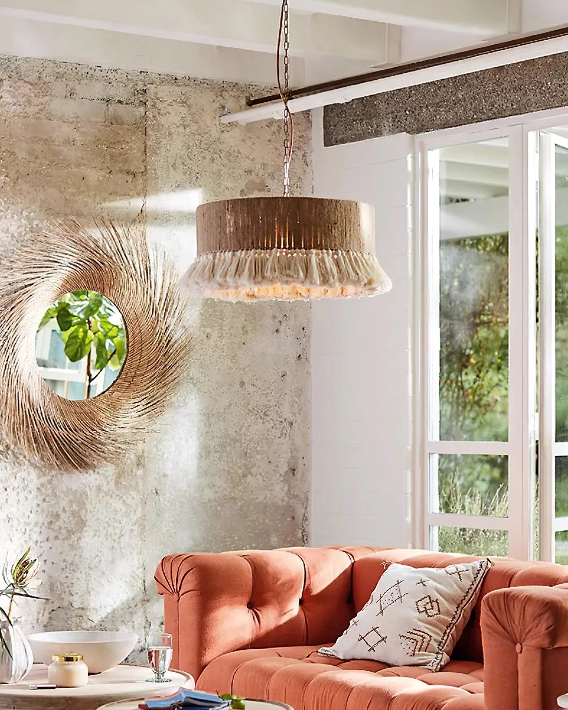 Lustra Pendant Lamp Cotton Tassels for Living Room - Image 14