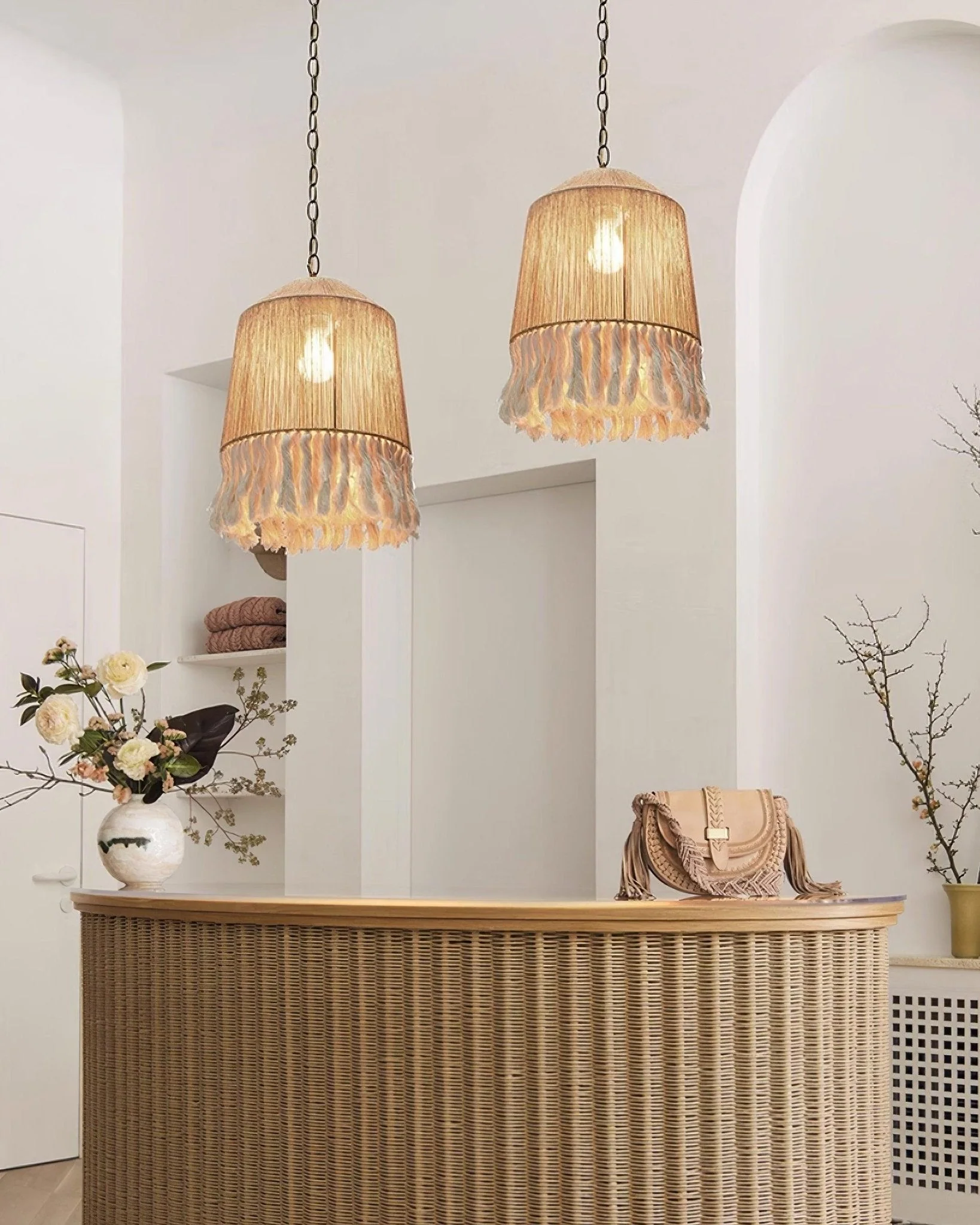 Lustra Pendant Lamp Cotton Tassels for Living Room - Image 15
