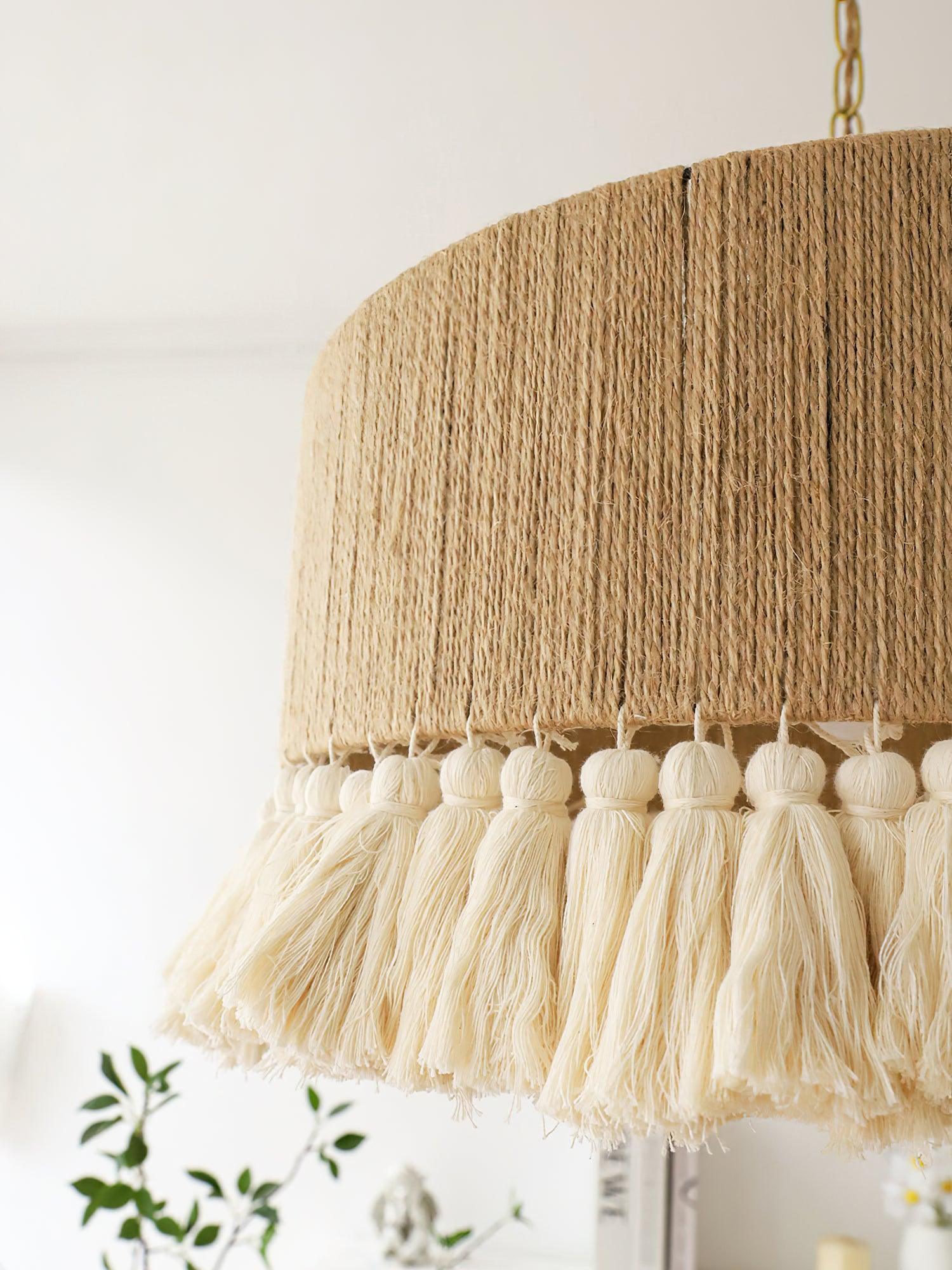 Lustra Pendant Lamp Cotton Tassels for Living Room - Image 20