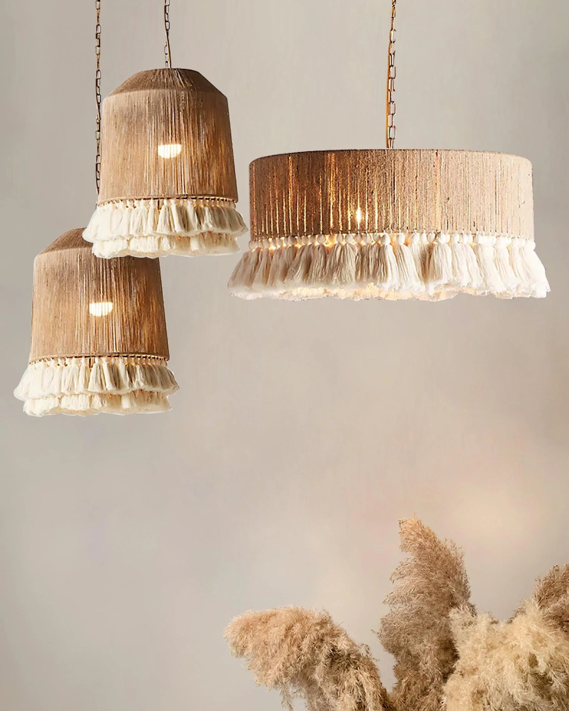Lustra Pendant Lamp Cotton Tassels for Living Room - Image 27