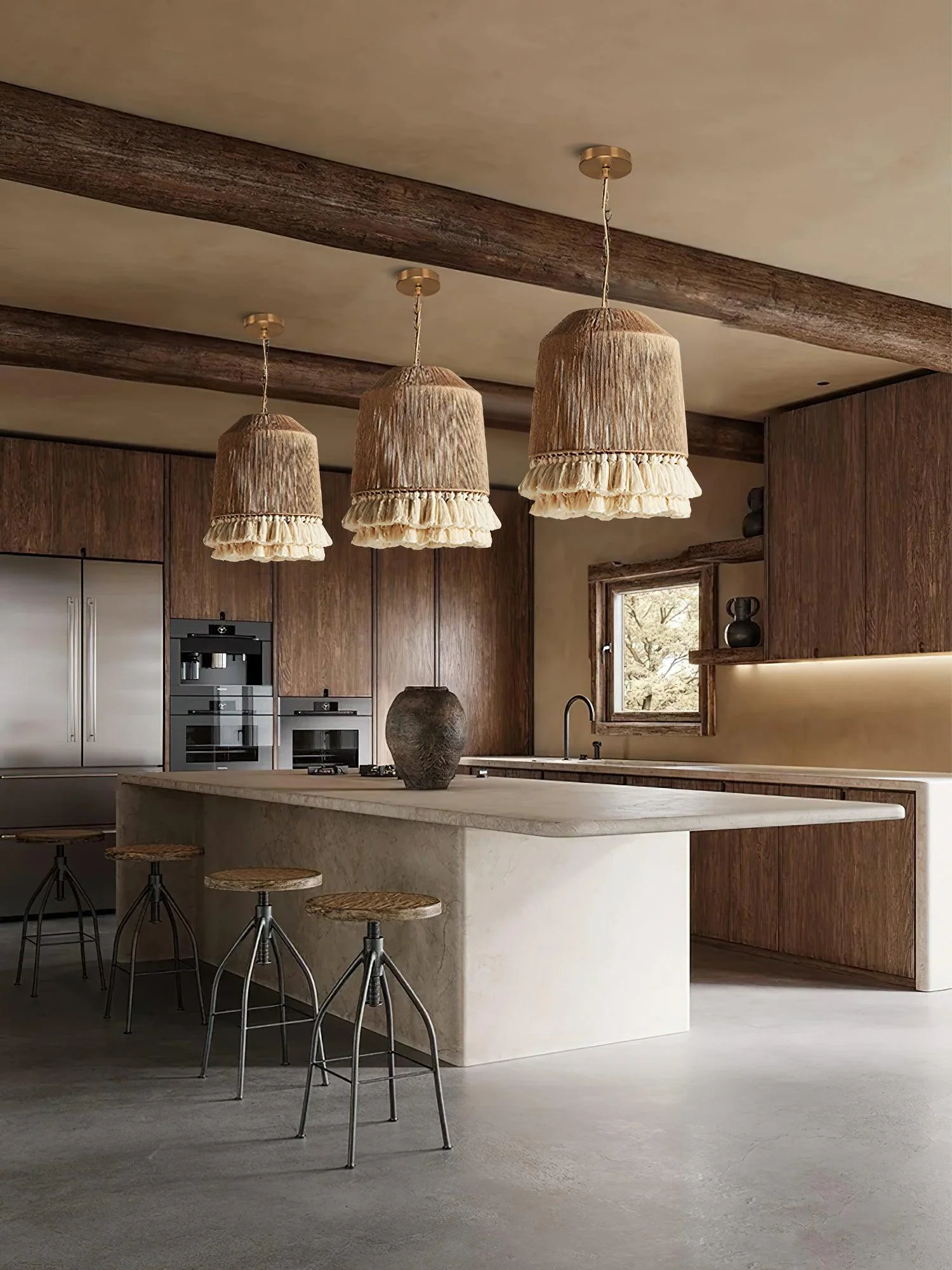 Lustra Pendant Lamp Cotton Tassels for Living Room - Image 30