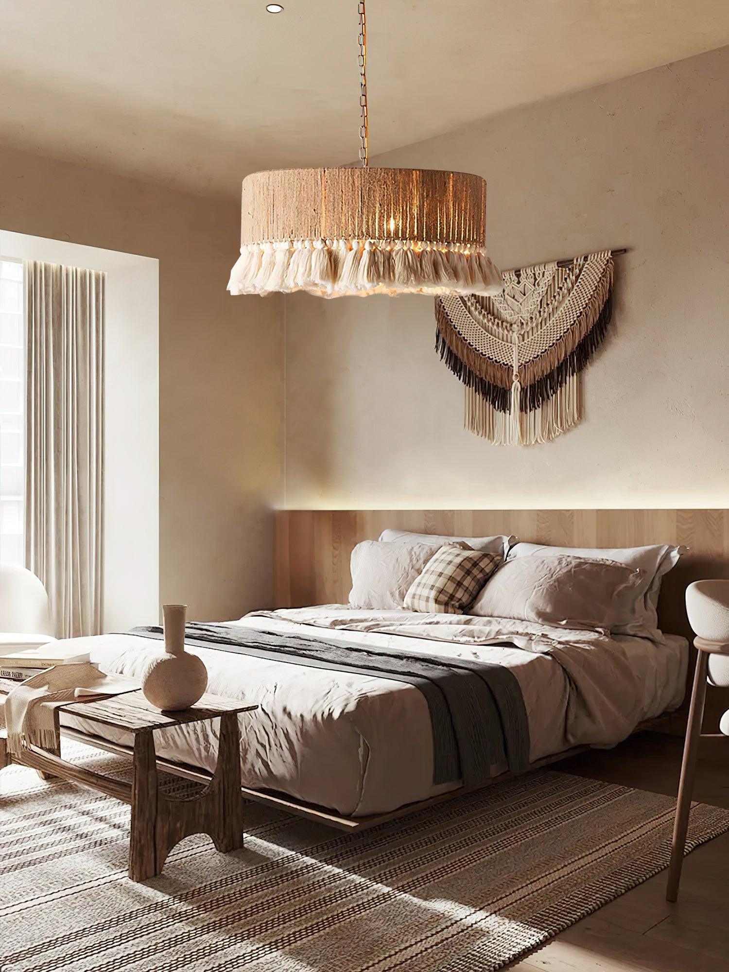Lustra Pendant Lamp Cotton Tassels for Living Room - Image 33