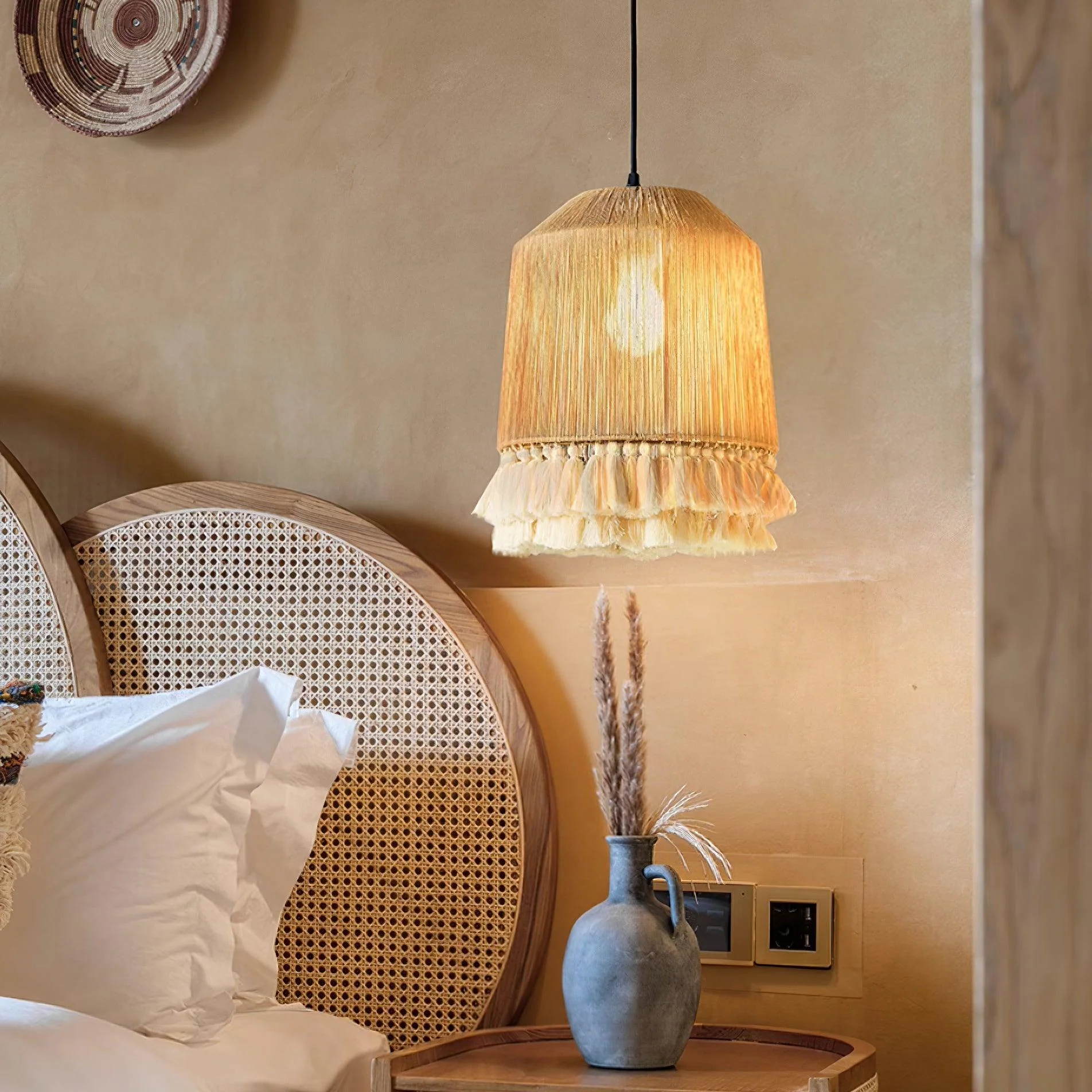 Lustra Pendant Lamp Cotton Tassels for Living Room - Image 4