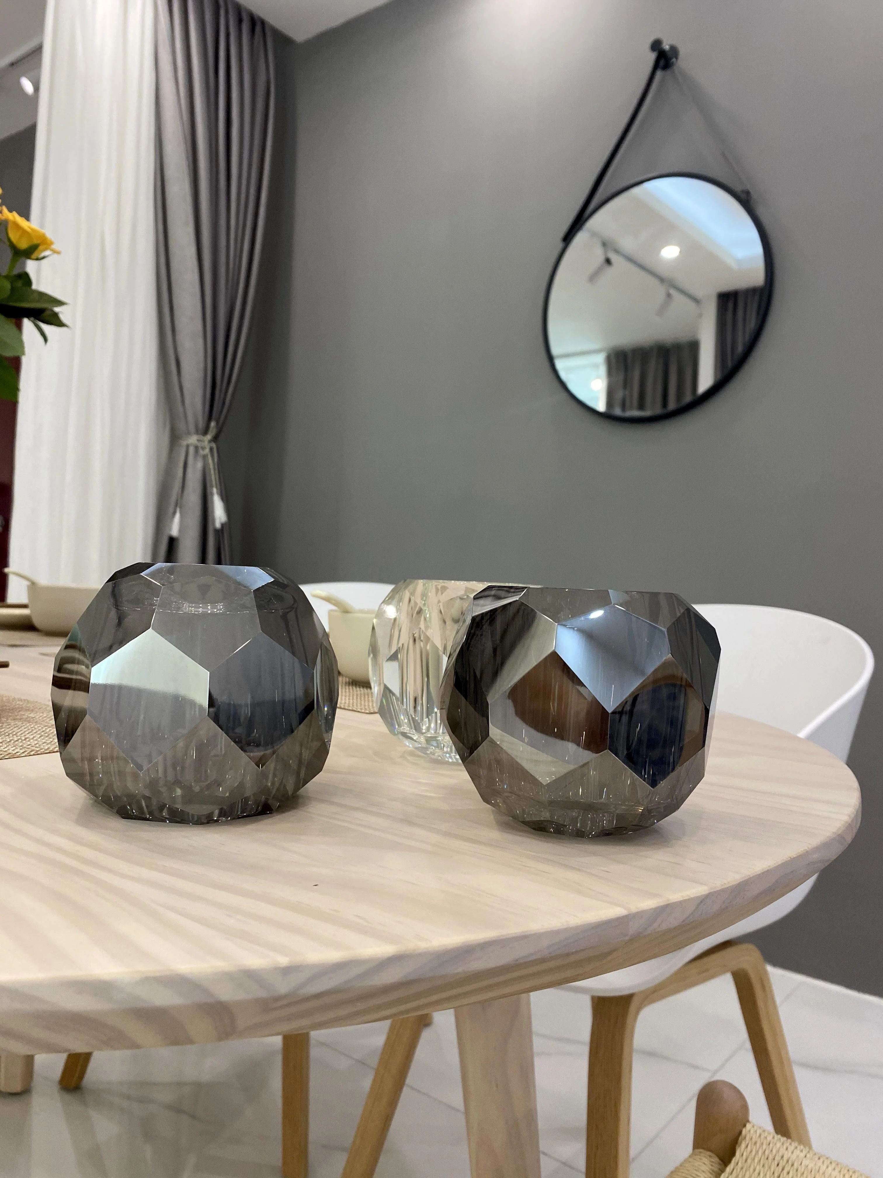 Lustra Pendant Lamp Crystal Ball Brass Cluster - Image 69