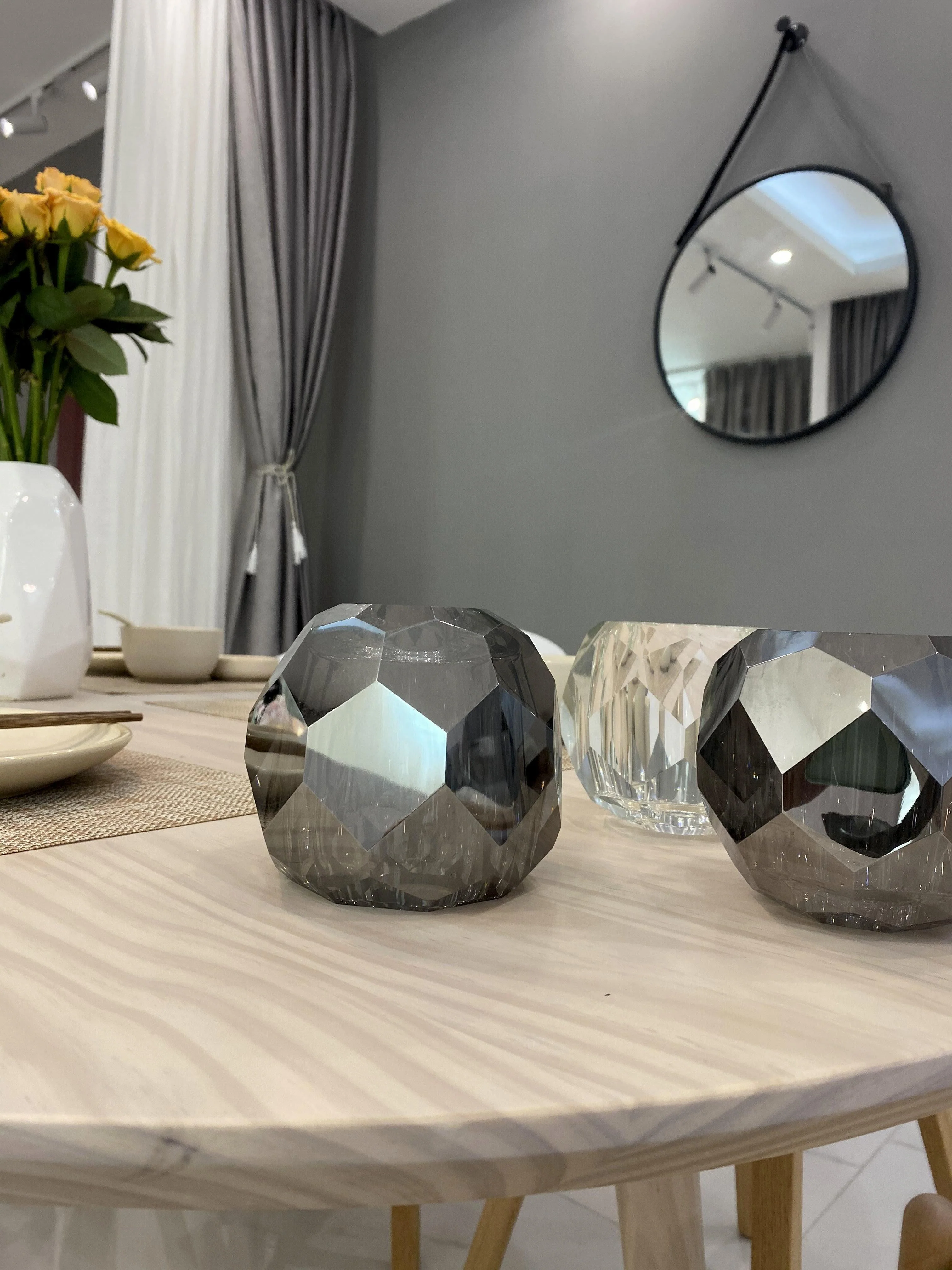 Lustra Pendant Lamp Crystal Ball Brass Cluster - Image 71