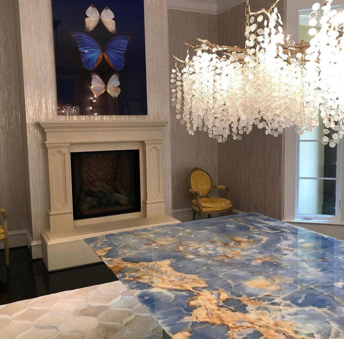 Lustra Pendant Lamp Crystal Dewdrop - Image 17