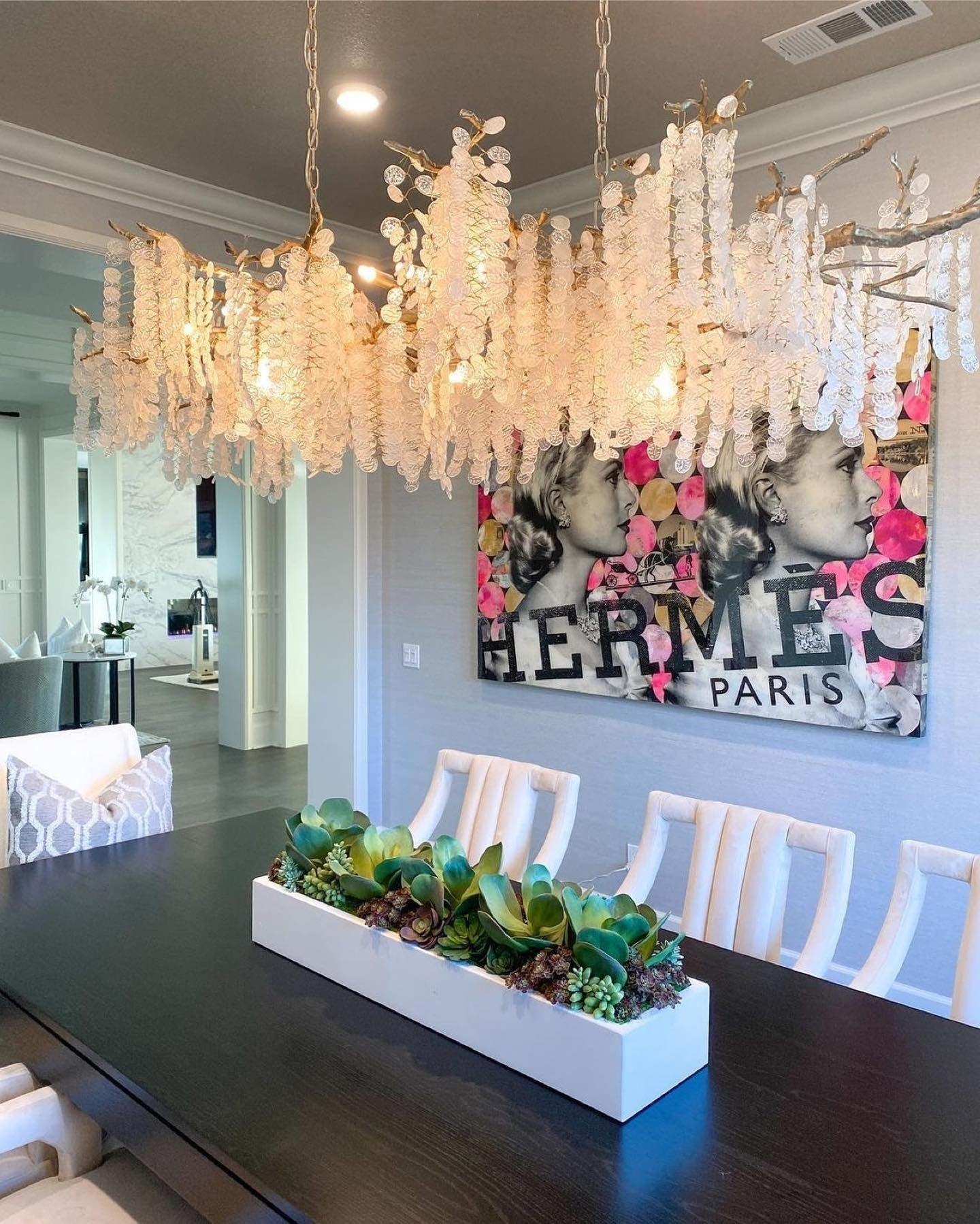 Lustra Pendant Lamp Crystal Dewdrop - Image 29